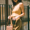 Seamed Crop Top