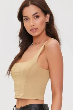 Seamed Crop Top
