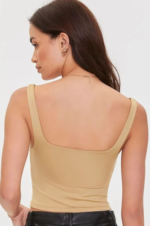 Seamed Crop Top