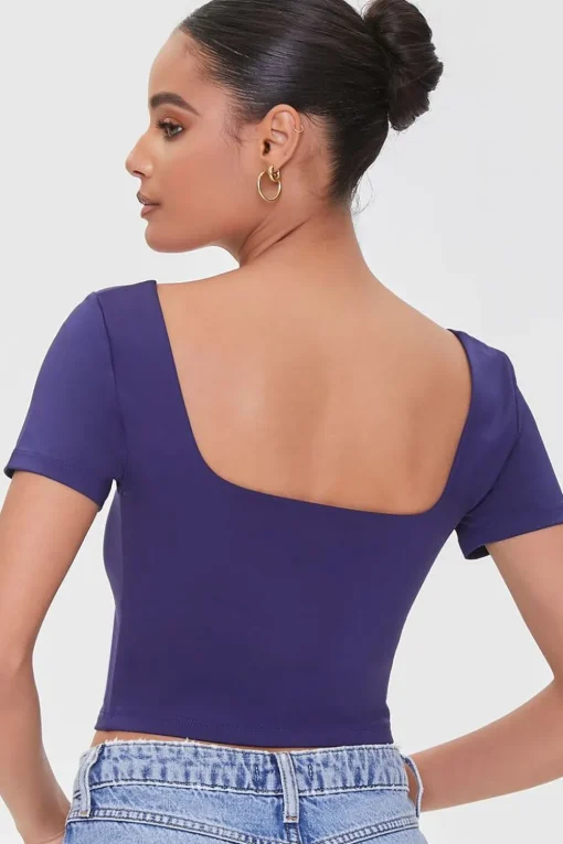 Seamed Crop Top