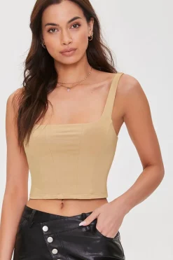 Seamed Crop Top