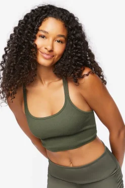 Seamless Caged-Back Sports Bra