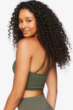 Seamless Caged-Back Sports Bra