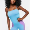 Seamless Colorblock Cami Romper
