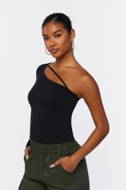 Seamless One-Shoulder Top