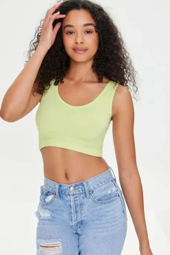 Seamless Ribbed Knit Bralette