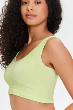 Seamless Ribbed Knit Bralette