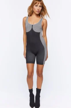 Seamless Striped Romper