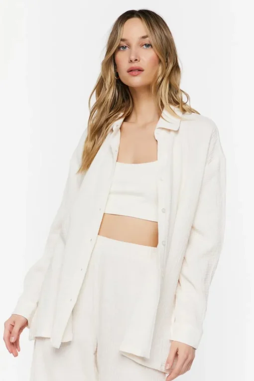 Seersucker Shirt & Pants Set