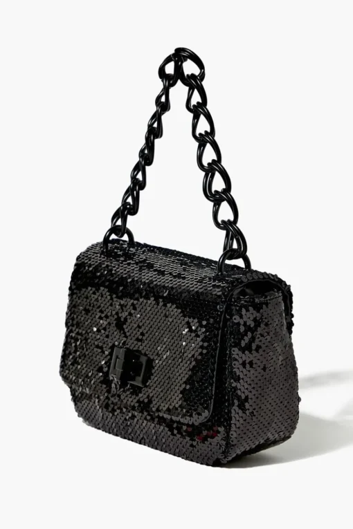 Sequin Chain Handbag