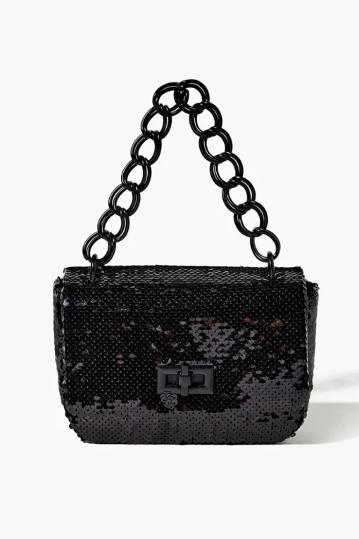 Sequin Chain Handbag