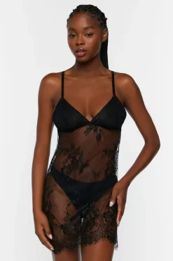 Sheer Lace Lingerie Slip
