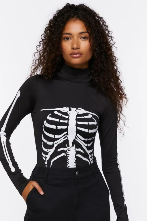 Skeleton Graphic Bodysuit