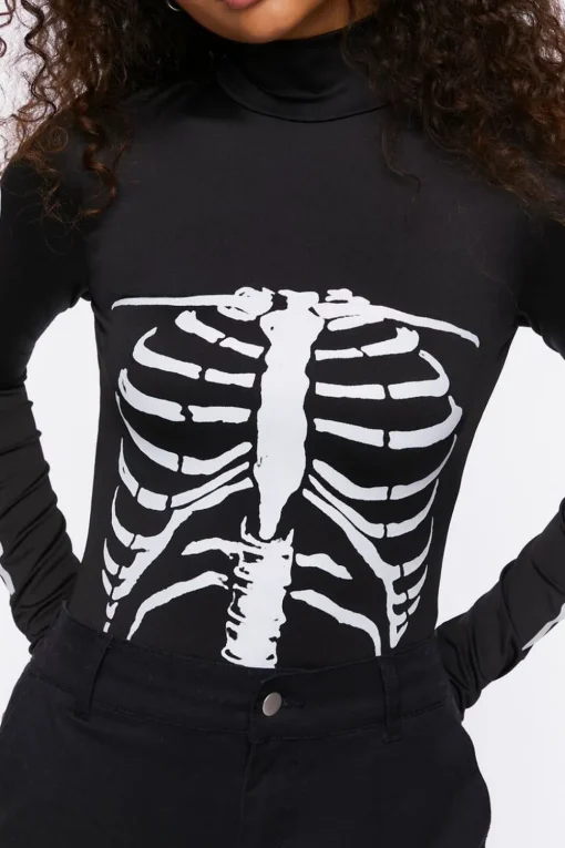 Skeleton Graphic Bodysuit