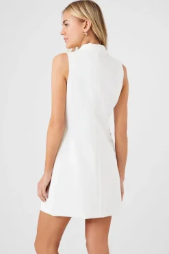 Sleeveless Blazer Mini Dress