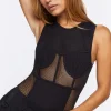 Sleeveless Mesh Bodysuit