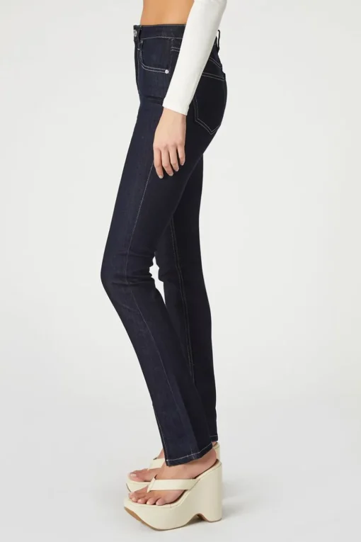 Slim-Fit Slit Jeans
