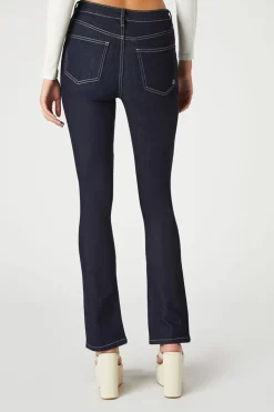 Slim-Fit Slit Jeans