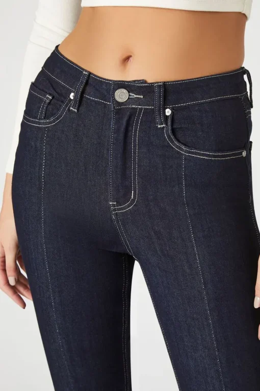 Slim-Fit Slit Jeans