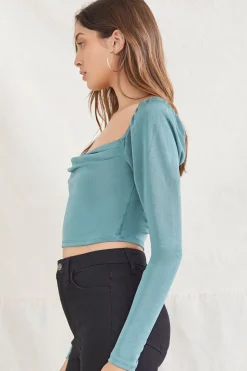 Slinky Cowl Neck Top