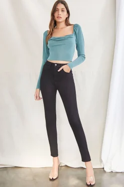 Slinky Cowl Neck Top