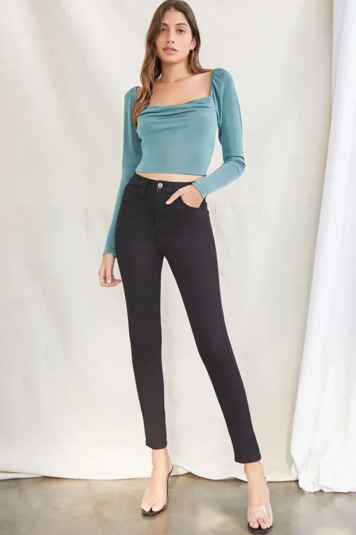 Slinky Cowl Neck Top