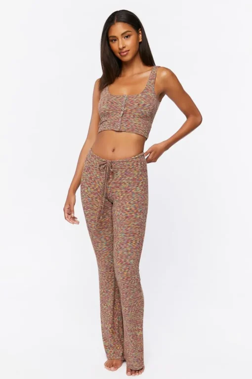Space Dye Lounge Crop Top