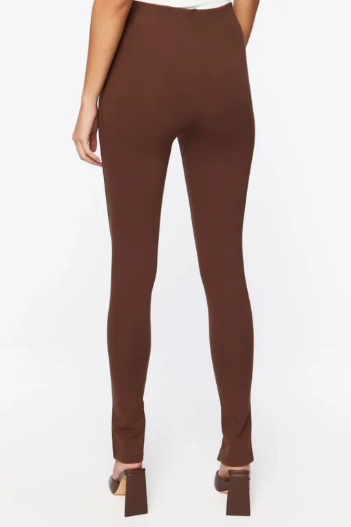 Split-Hem Skinny Pants