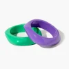 Square Bangle Bracelet Set
