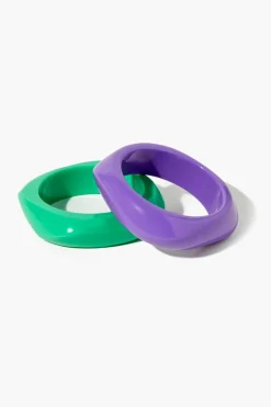 Square Bangle Bracelet Set