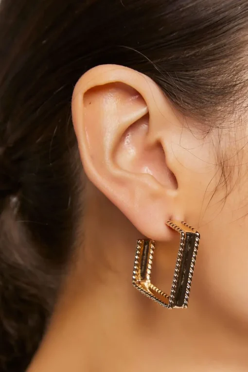 Square Hoop Earrings