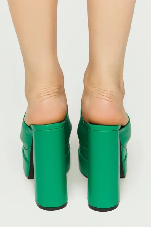 Stacked Platform High Heels