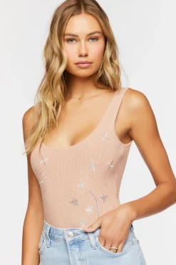 Star Embroidered Bodysuit