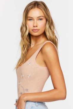 Star Embroidered Bodysuit