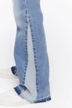 Stone Wash Flare Jeans