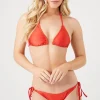 String Bikini Top & Bottoms Set