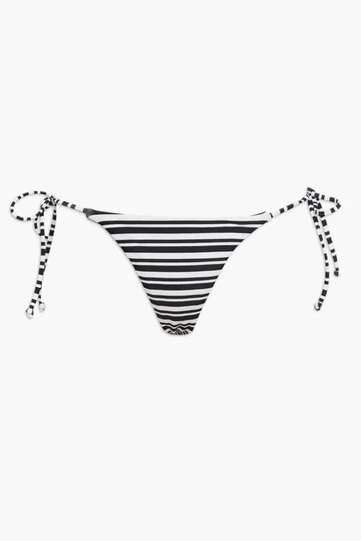 Striped Cheeky Bikini Bottoms
