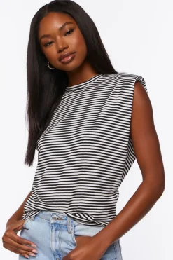 Striped Muscle Tee