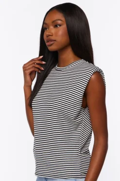 Striped Muscle Tee