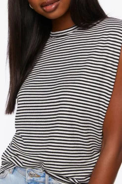 Striped Muscle Tee