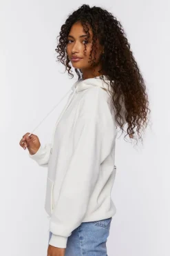 Studded Flame Cutout Hoodie