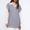 Sweater Vest & Shirt Combo Dress