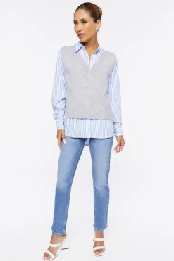 Sweater Vest Combo Shirt