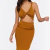 Sweater-Knit Crop Top & Skirt Set