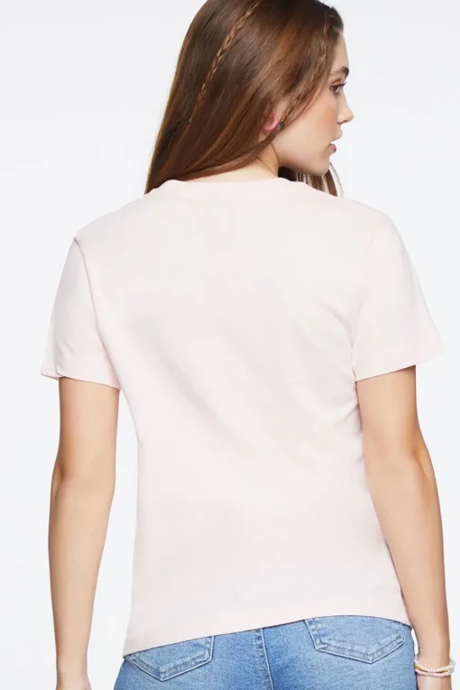 Tasty Peach Graphic Crew Neck Tee