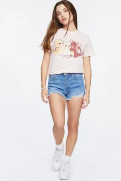 Tasty Peach Graphic Crew Neck Tee