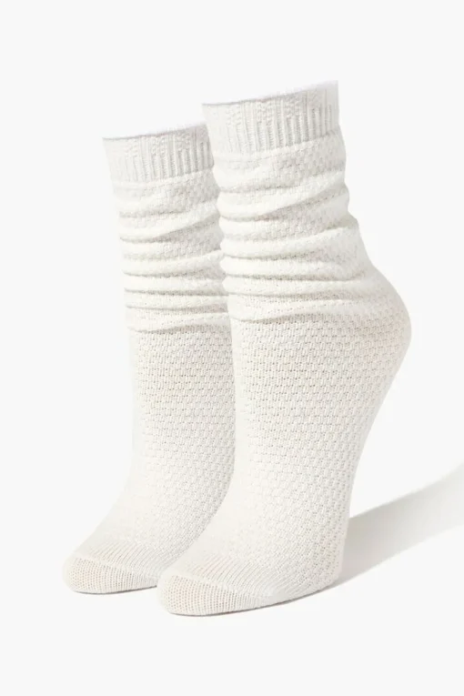 Textured Crew Socks