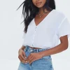 Textured Crop Top