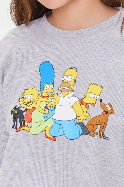 The Simpsons Crop Top