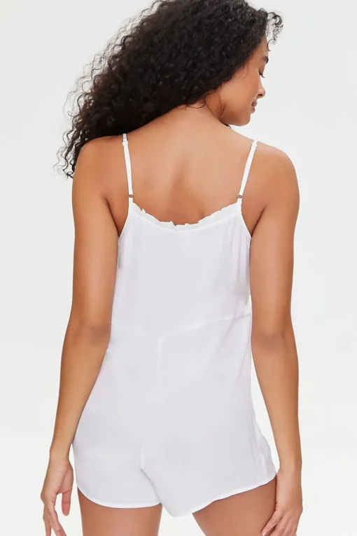 Tie-Waist Lounge Romper
